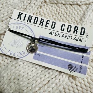 Alexa & Ani Kindred Bracelet – Wine Glass & Grapes 💜 Adjustable Cord